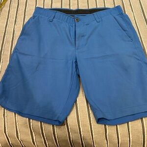 Mens SZ 34 UNDER ARMOUR blue shorts